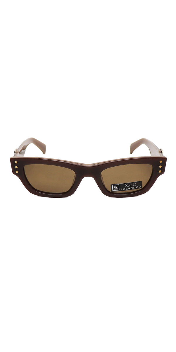 Brown Wood Sunglasses*