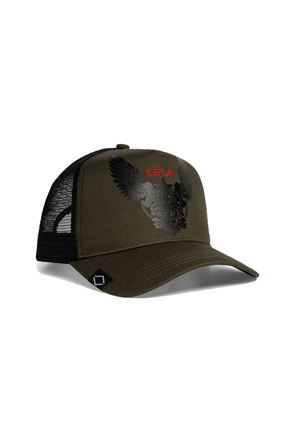 Army Green-Black Repaly Cap